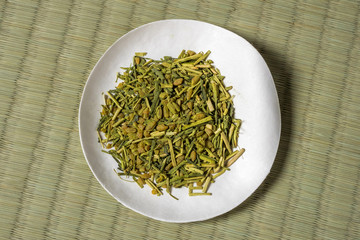 玄米茶　Drink of tea with whole rice Japan