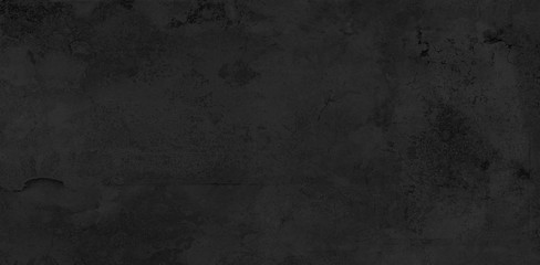 Dark concrete textured wall background. Black cement wall texture for interior design. Dark edges. Copy space for add text.
