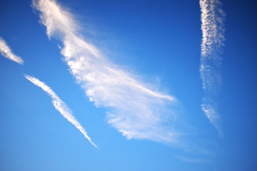 blue sky with clouds