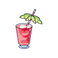 delicious and refresh juice isolated icon