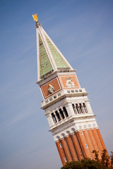 Fototapeta na wymiar Campanile Tower Venice Italy