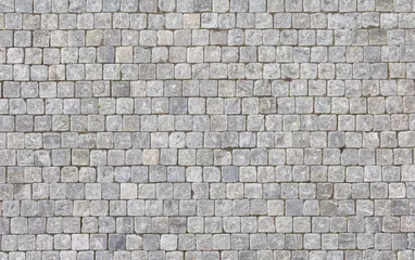 Fotobehang Background of stone floor texture. © Belikart