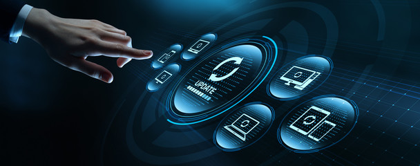 Update Software Computer Program Upgrade Internet Concept