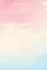 cloud background with a pastel colour