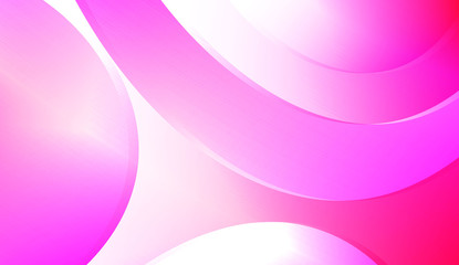 Template Background With Wave Geometric Shape. For Your Design Wallpaper, Presentation, Banner, Flyer, Cover Page, Landing Page. Colorful Vector Illustration