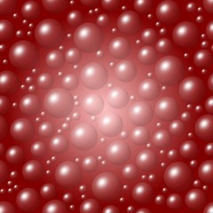 Red Bubble Background