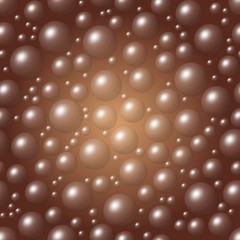 Brown Bubble Background