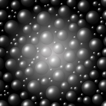 Black Bubble Background © Patricia