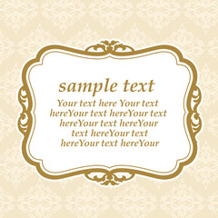 ゴージャスなアンティークフレーム＜ロココ調＞