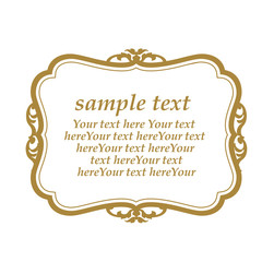 ゴージャスなアンティークフレーム＜ロココ調＞