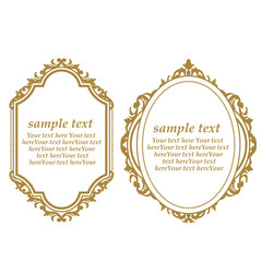 ゴージャスなアンティークフレーム＜ロココ調＞