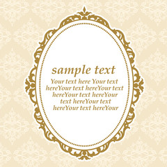 ゴージャスなアンティークフレーム＜ロココ調＞