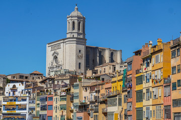 Fototapeta na wymiar Girona, beautiful city of Catalonia.Spain