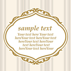 ゴージャスなアンティークフレーム＜ロココ調＞