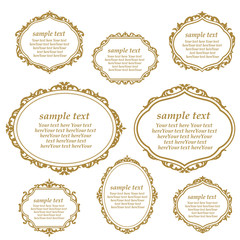 ゴージャスなアンティークフレーム＜ロココ調＞