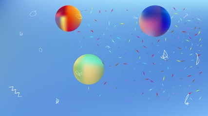 Liquid abstract space fantasy  breezy. 