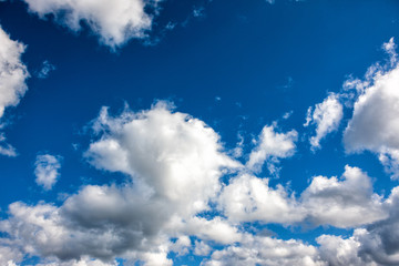 Clouds flowing quietly in the morning of Japan