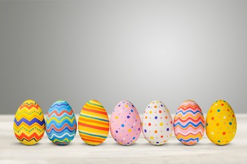 Easter eggs painted.