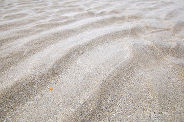 Sand mit Textur an einem Strand