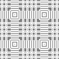 White and grey geometric abstract retro pattern, simple monochrome cover design