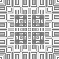 Black and grey geometric pattern with seamless form