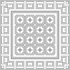 White and grey geometric pattern