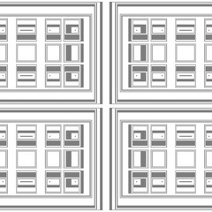 White and grey geometric pattern