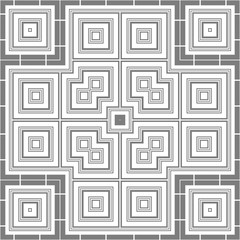 White and grey geometric pattern