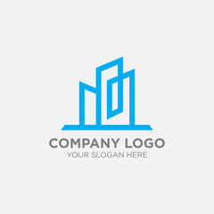 ARCHITECTURE HOUSE LOGO COMPANY VECTOR TEMPLATE