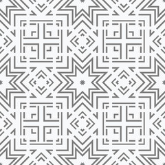 White and grey geometric pattern