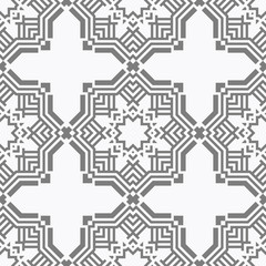 White and grey geometric pattern