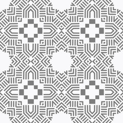 Black and grey geometric pattern with seamless form