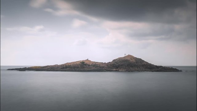 アートタイムラプス　静かな昼間の海 雄島