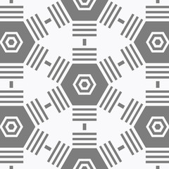 White and grey simple geometric pattern 