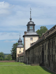 Höxter - Uhrenturm, Schloss Corvey, Nordrhein-Westfalen, Deutschland, Europa