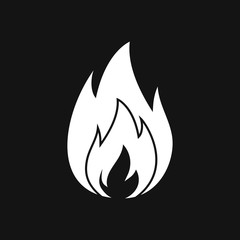 Fire icon vector. Icon illustration for logo design