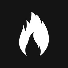 Fire icon vector. Icon illustration for logo design