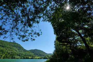 The beautiful lake called  