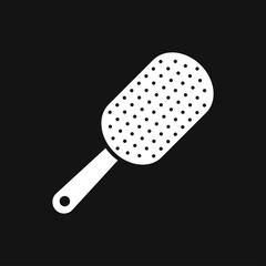 Hair brush icon logo, illustration, vector sign symbol for design