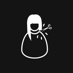 Barber icon vector logo, illustration, vector sign symbol for design