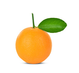 Fototapeta na wymiar Orange isolated on white background