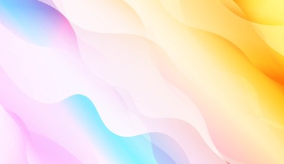 Abstract Shiny Waves, Lines. For Elegant Pattern Cover Book. Vector Illustration with Color Gradient.