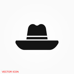 Hat icon logo, illustration, vector sign symbol for design