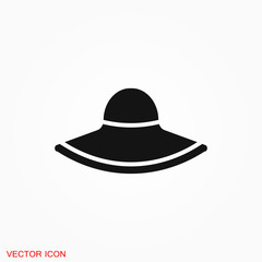 Hat icon logo, illustration, vector sign symbol for design