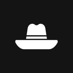 Hat icon logo, illustration, vector sign symbol for design