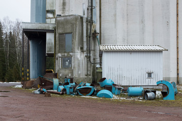 vecchi industria abbandonata