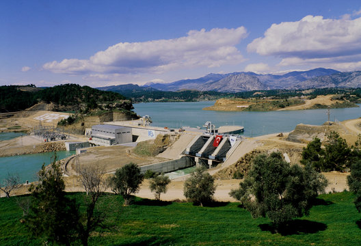 Kepez dam and hydroelectric power plant in Adana