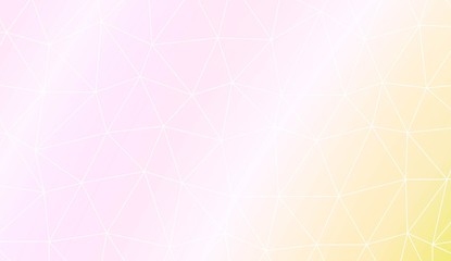 Polygonal pattern with triangles mosaic cover. For your idea, presentation, smart design Vector illustration. Creative gradient color.