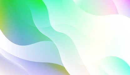 Hologram Gradient Geometric Wave Shape. Abstract background. For Template Cell Phone Backgrounds. Vector Illustration.