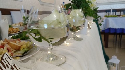 table set for dinner